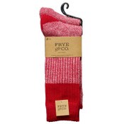 Wholesale - 2pk FRYE & CO COLORBLOCK BOOT SOCKS SIZE 10-13, UPC: 193159147341